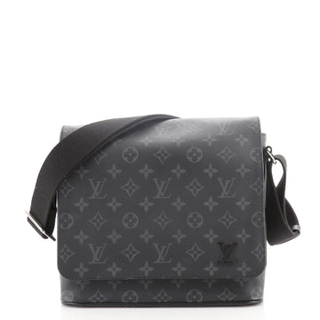 Louis Vuitton District Messenger Bag Monogram Eclipse Canvas PM