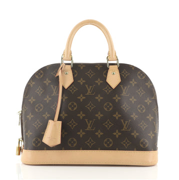 Louis Vuitton Alma Handbag Monogram Canvas PM