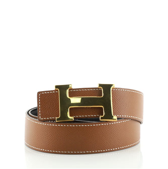 Hermes Constance Reversible Belt Leather Thin
