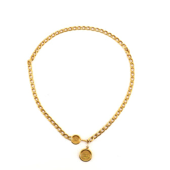 Chanel Vintage Medallion Chain Belt Metal
