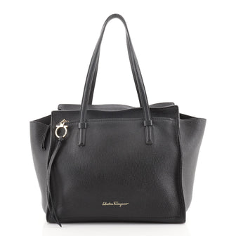 Salvatore Ferragamo Amy Tote Pebbled Leather Medium