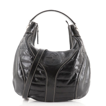 Gucci Snow Glam Hobo Patent Medium