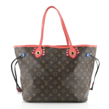 Louis Vuitton Neverfull NM Tote Limited Edition Totem Monogram Canvas MM