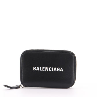 Balenciaga Everyday Zipped Card Holder Leather