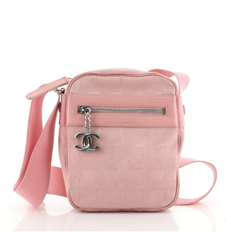 Chanel Travel Line Crossbody Bag Nylon Mini