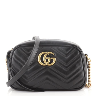 Gucci GG Marmont Shoulder Bag Matelasse Leather Small