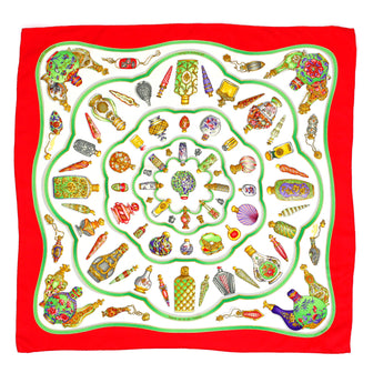 Hermes Qu'Importe Le Flacon Scarf Printed Silk 90