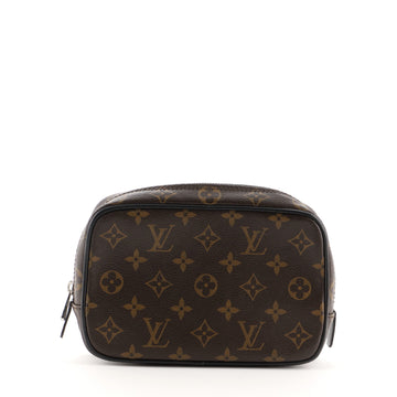 Louis Vuitton Toiletry Pouch Macassar Monogram Canvas PM