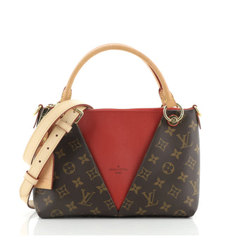 Louis Vuitton V Tote Monogram Canvas and Leather BB