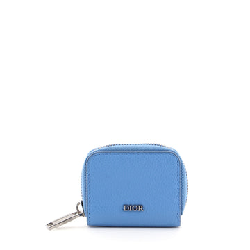 Christian Dior Zip Coin Purse Leather