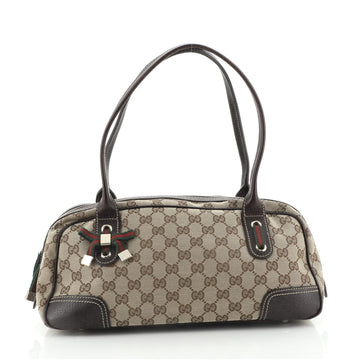 Gucci Princy Boston Bag GG Canvas Small