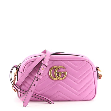 Gucci GG Marmont Shoulder Bag Matelasse Leather Small