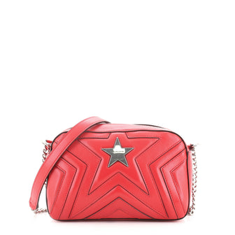 Stella McCartney Stella Star Camera Bag Quilted Faux Leather Small