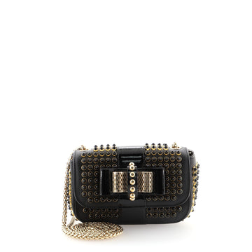 Christian Louboutin Sweet Charity Crossbody Bag Studded Leather Mini