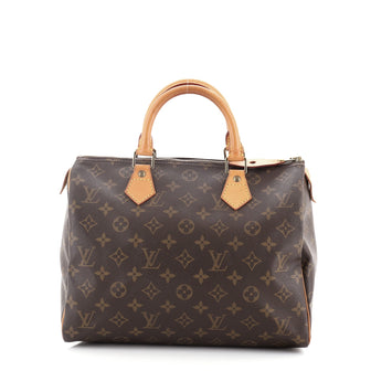 Louis Vuitton Speedy Handbag Monogram Canvas 30