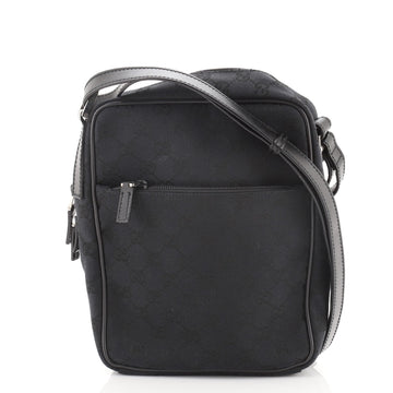 Gucci Front Pocket Messenger Bag GG Canvas Small