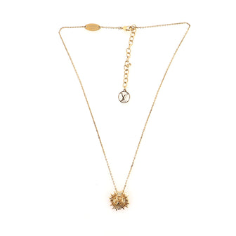Louis Vuitton Place Vendome Pendant Metal Necklace