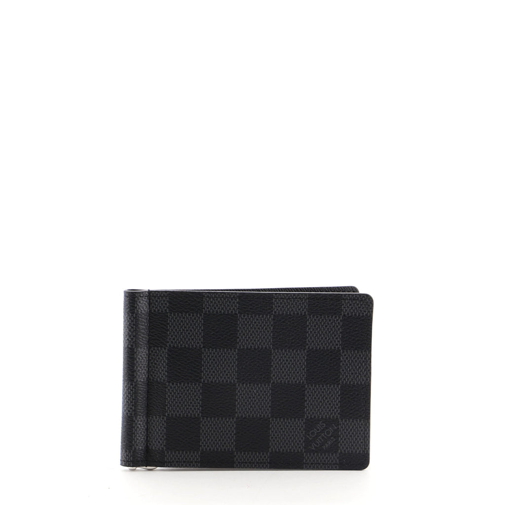 Louis Vuitton Card Holder Pince Damier Graphite