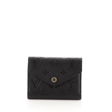 Louis Vuitton Compact Victorine Wallet Monogram Empreinte Leather