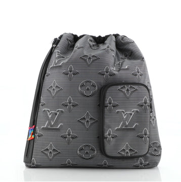 Louis Vuitton Drawstring Backpack Limited Edition 2054 Monogram Textile