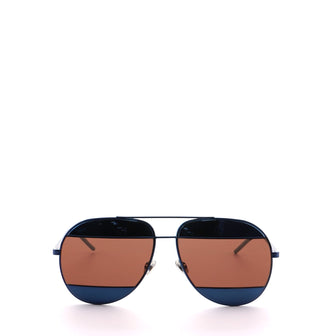 Christian Dior Split Aviator 1 Sunglasses Metal