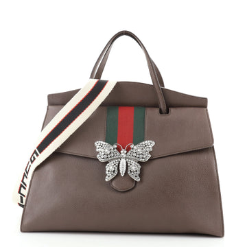 Gucci Totem Top Handle Bag Leather Large