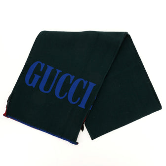 Gucci Guccium Scarf Printed Wool and Silk