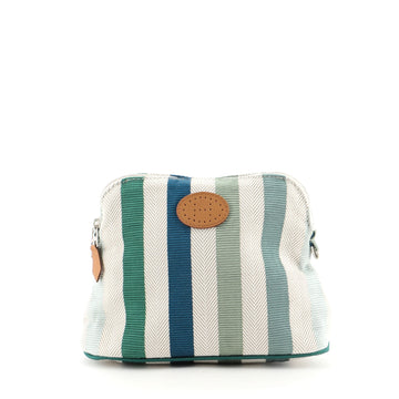 Hermes Bolide Travel Pouch Ottoman Canvas Mini