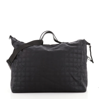 Chanel Travel Line Duffle Bag Nylon Large