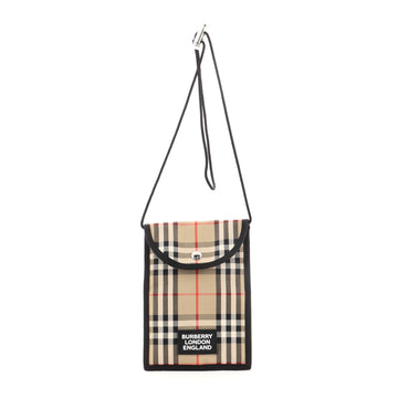 Burberry Phone Case Lanyard Vintage Check Canvas