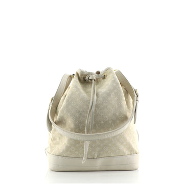 Louis Vuitton Noe Handbag Mini Lin Large