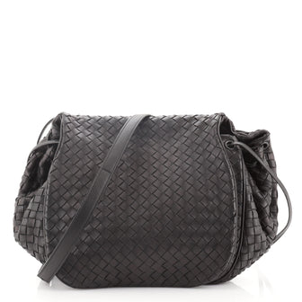 Bottega Veneta Flap Messenger Bag Intrecciato Nappa Medium