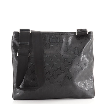 Gucci Zip Top Messenger Bag GG Imprime Medium