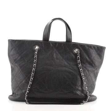 Chanel Timeless Shopping Tote Quilted Caviar Large