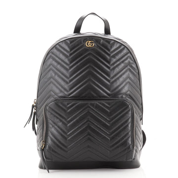 Gucci GG Marmont Pocket Backpack Matelasse Leather Medium