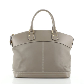Louis Vuitton Suhali Lockit Handbag Leather MM