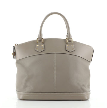 Louis Vuitton Suhali Lockit Handbag Leather MM