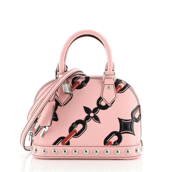 Louis Vuitton Epi Chain Flower Alma BB w/ Strap - White Handle Bags,  Handbags - LOU810164