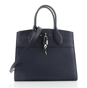 Louis Vuitton City Steamer Handbag Leather MM