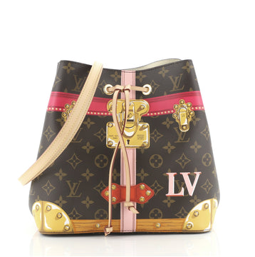Louis Vuitton NeoNoe Handbag Limited Edition Summer Trunks Monogram Canvas
