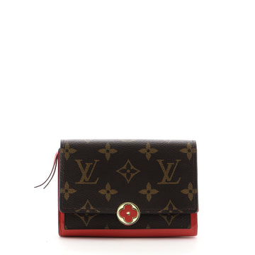 Louis Vuitton Flore Compact Wallet Monogram Canvas