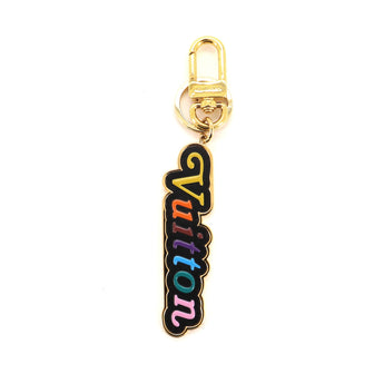 Louis Vuitton New Wave Bag Charm and Key Holder Metal and Leather