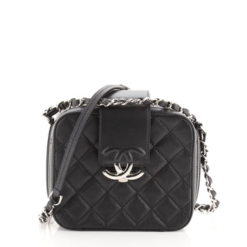 Chanel CC Box Camera Bag Quilted Lambskin Mini