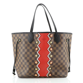 Louis Vuitton Neverfull NM Tote Limited Edition Damier Karakoram MM