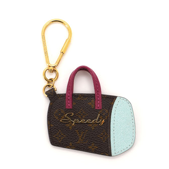 Louis Vuitton Speedy Bag Charm and Key Holder Monogram Canvas and Metal