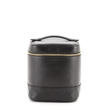 Chanel Vintage Cosmetic Case Lambskin Tall