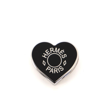 Hermes Heart Scarf Ring Lacquered Brass Mini