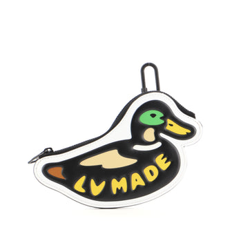 Louis Vuitton Nigo Duck Coin Holder Printed Leather and Limited Edition Giant Damier