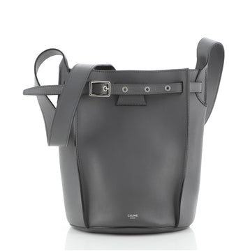 Celine Long Strap Big Bag Bucket Leather