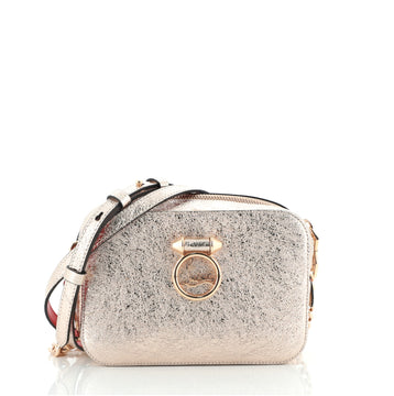 Christian Louboutin Rubylou Crossbody Bag Metallic Leather Mini